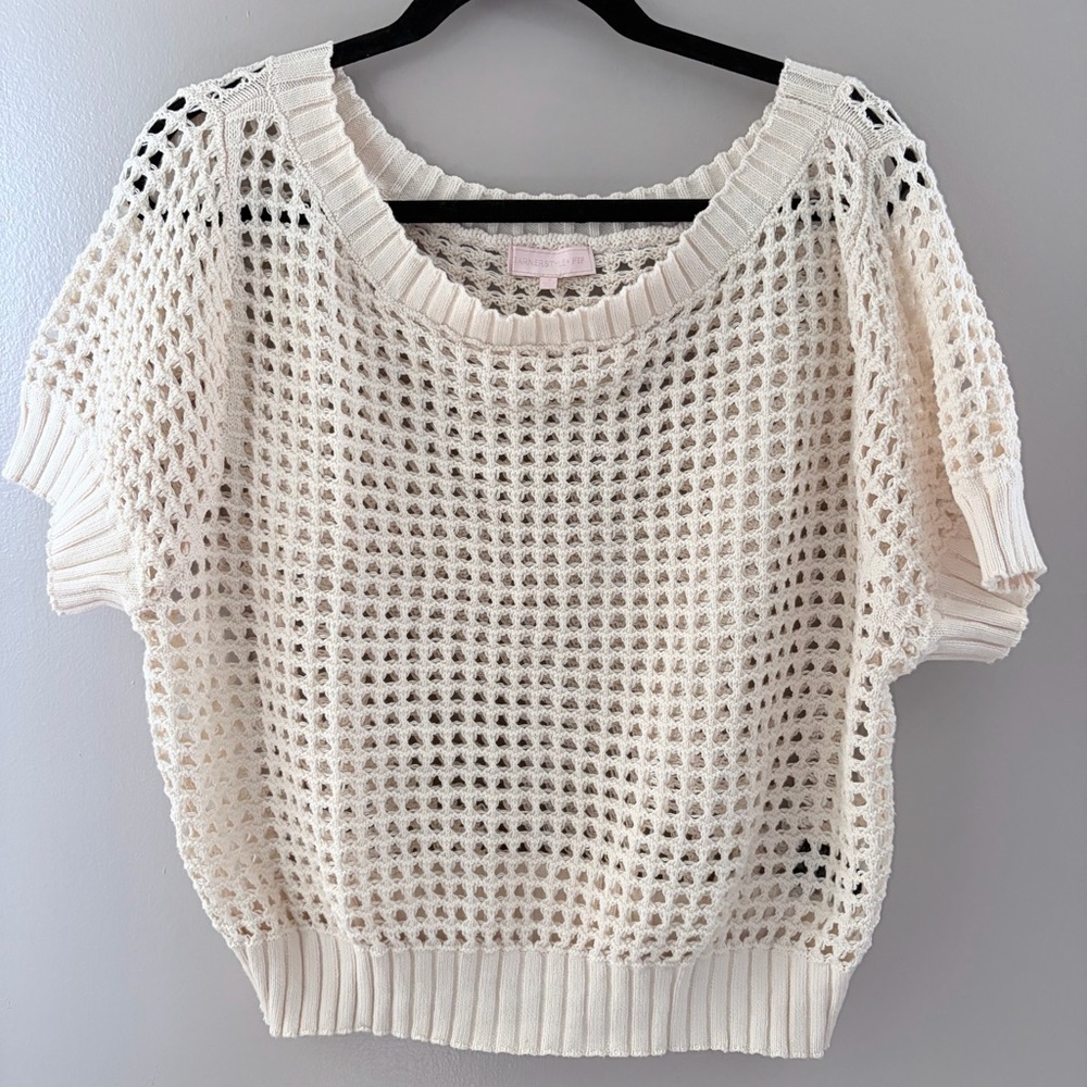 GARNERSTYLE X FTF CROCHET BOHO TOP 2X Plus Size - Picture 2 of 7